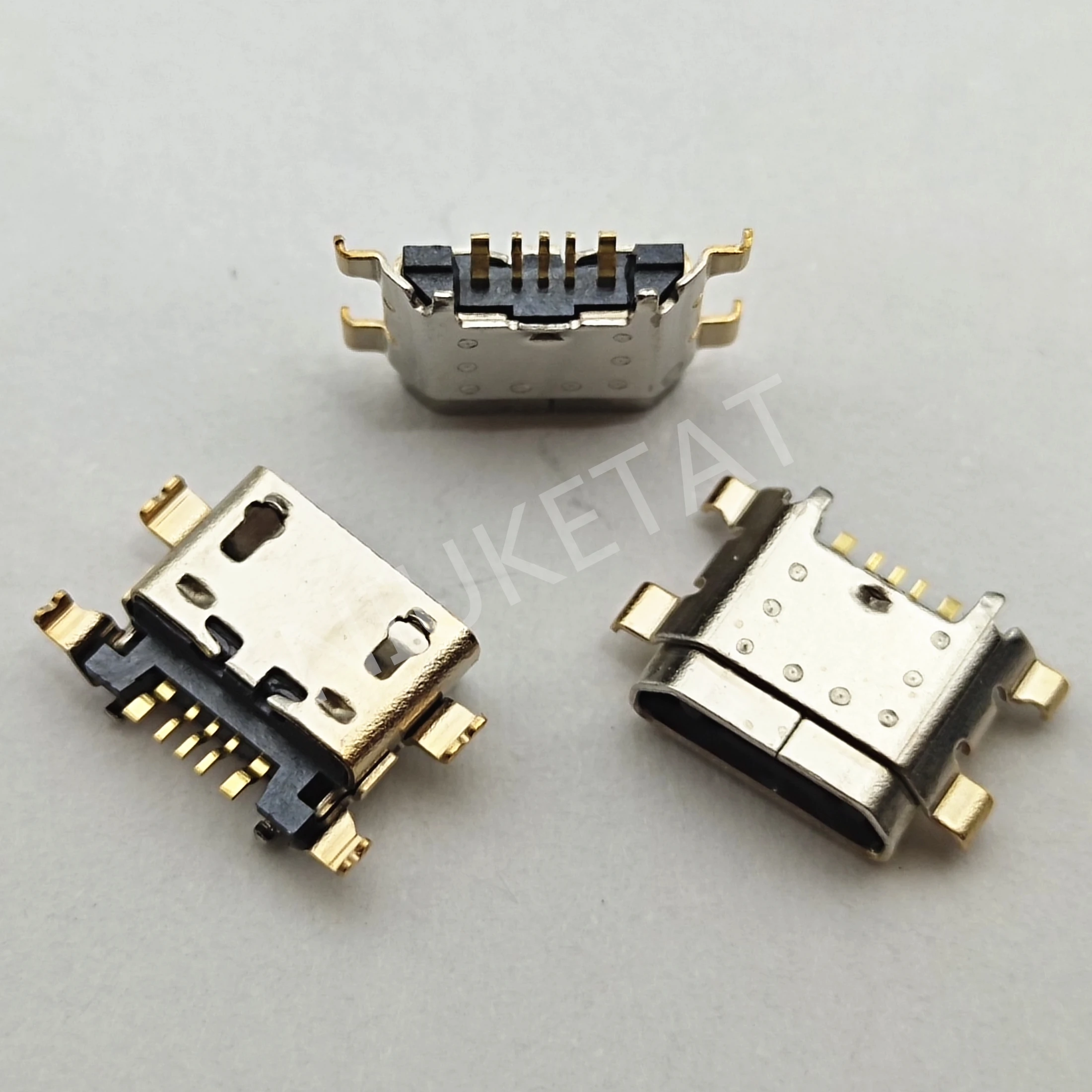 10-100pcs Micro USB Connector 5pin Jack Charging Port For Vivo Xplay6 V5 Y67 Y69 Y71 Y75 Y79 Y81S Y83 Y85 Y91 Y93 Y97 X21S S1