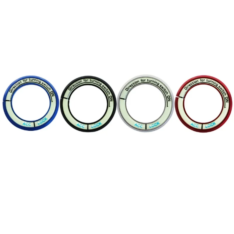 For Toyota Corolla Rav4 XV for KIA RIO K3 Hyundai Solaris Verna Tucson Car Luminous Ignition Key Ring Cover Decoration Sticker 3