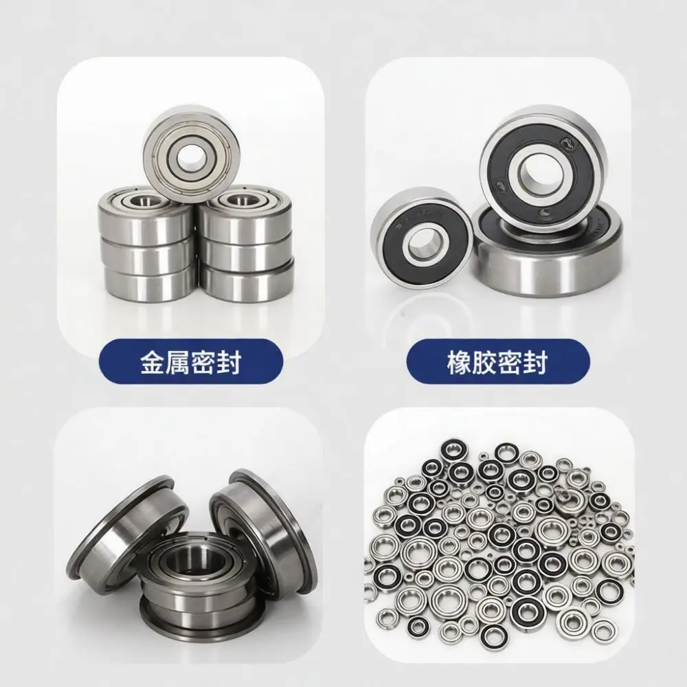 Durable 608ZZ Radial Ball Bearing Carbon Steel 8x22x7 Miniature Rolling Element For Roller Skate Mechanical Device