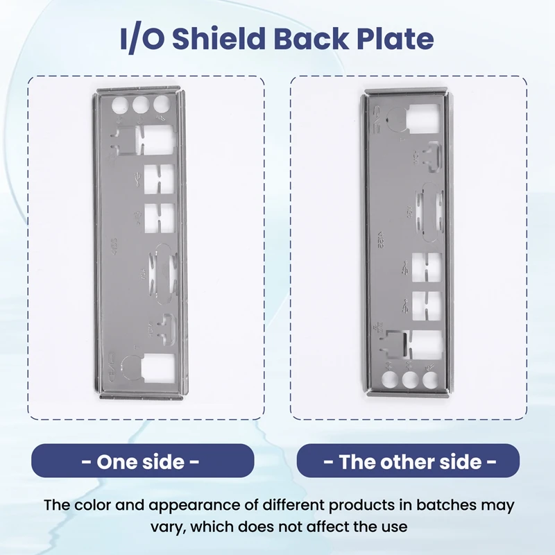 I/O Shield Back Plate for B250C B75 12USB B75 8USB Mining Motherboard IO Baffle Chassis Bracket-DTA9