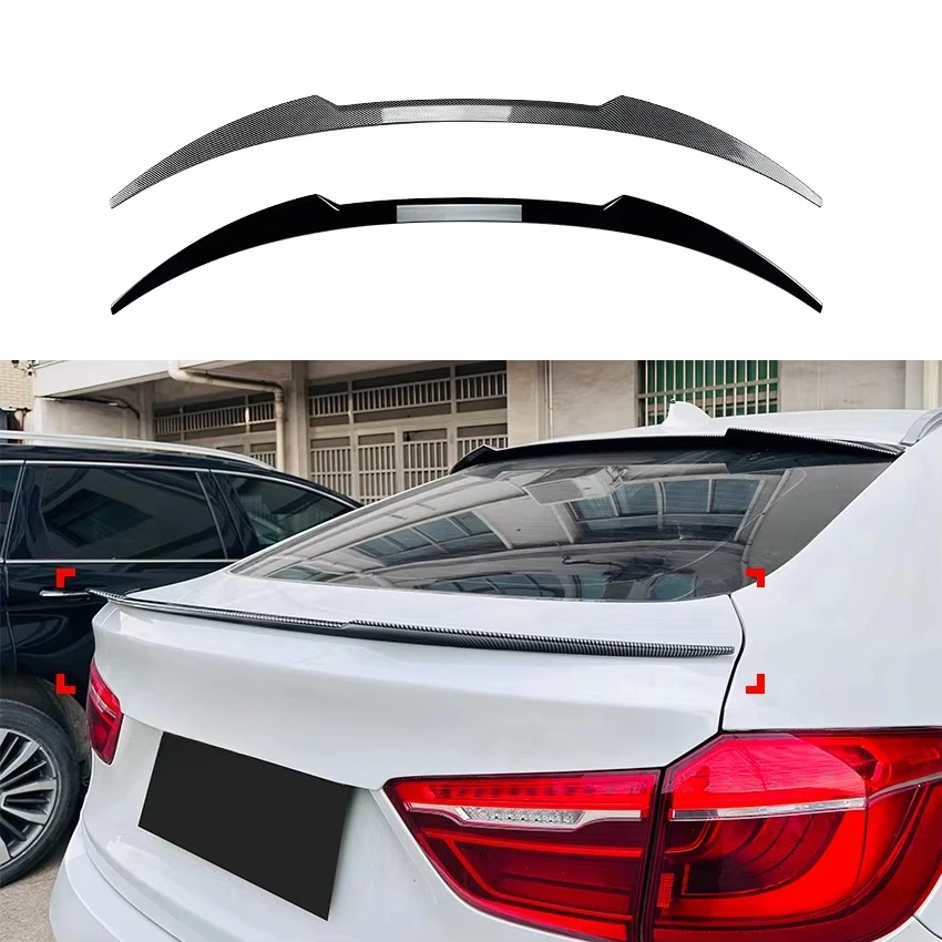 AMP-Z High Quality Factory Price Car Rear Ducktail Spoiler Auto Body Modify for BMW X6 F16 2014-2019