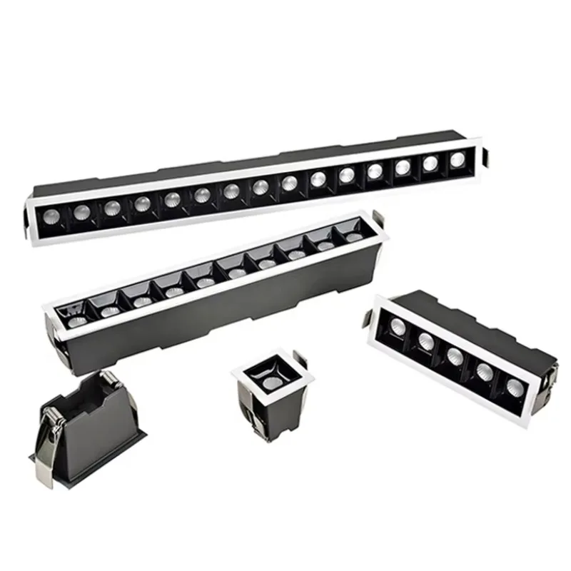 Easy Installation Flicker Free Energy Efficient Indoor Ceiling 2w 4w 10w 20w 30w Recessed Light Emitting Diode Linear Grid