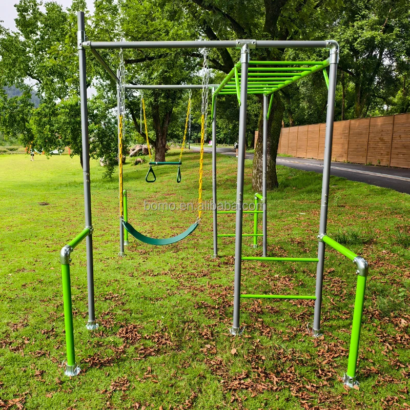 Zoshine الأطفال القرد بار معدا - مراجعة Kids Outdoor Treehouse وسعره