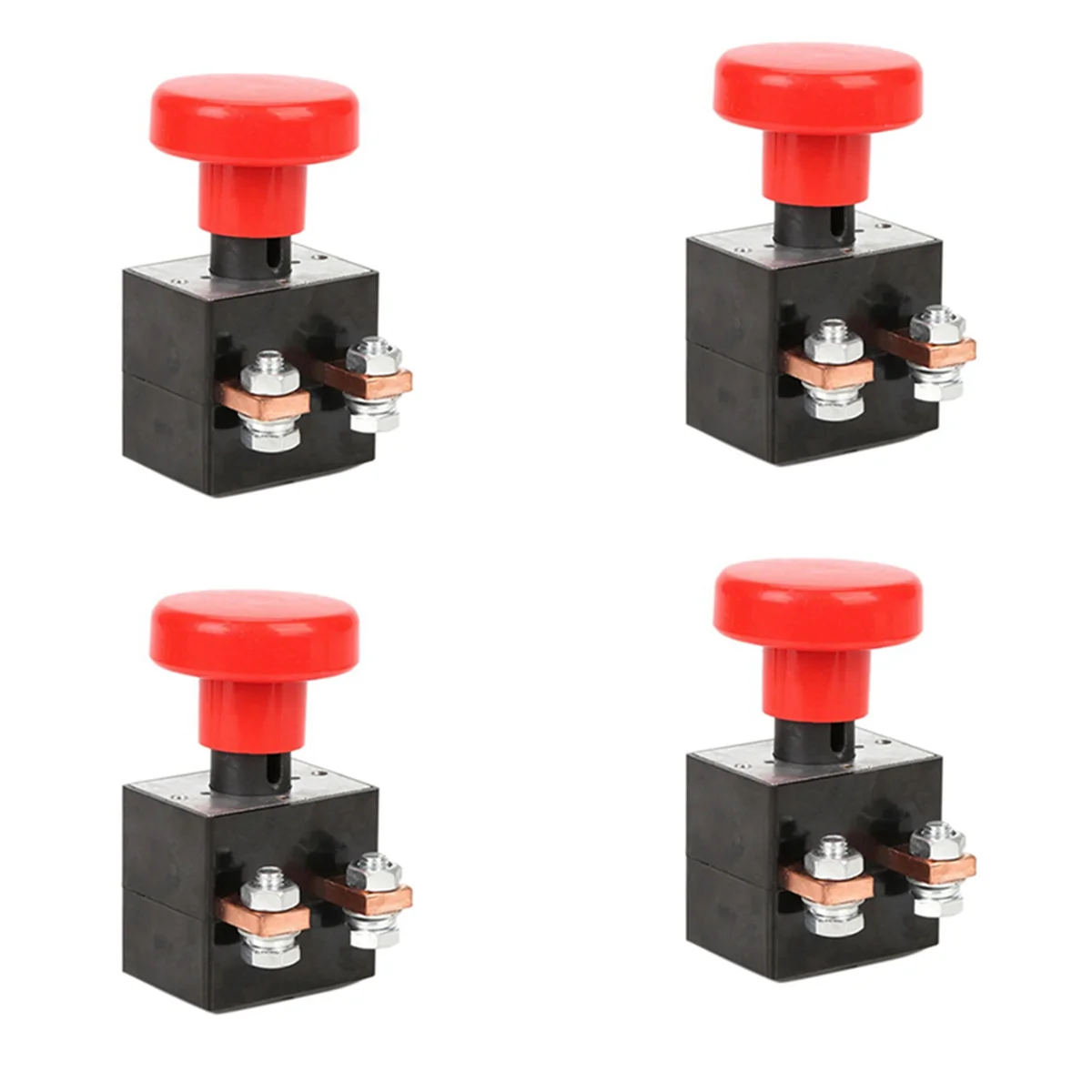 

4X 250A Type Emergency Disconnect Switch Stop Switch Start Button Emergency Switch for Forklift Pallet Truck Golf Cart