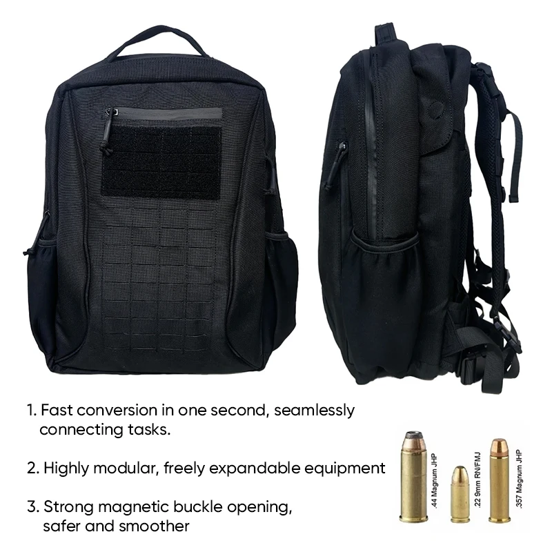 Men's Tactical Bulletproof  Backpack level 3a Outdoor Stab-Resistant Travel Bag with Double-Sided Bullet-Proof Panel Backpack