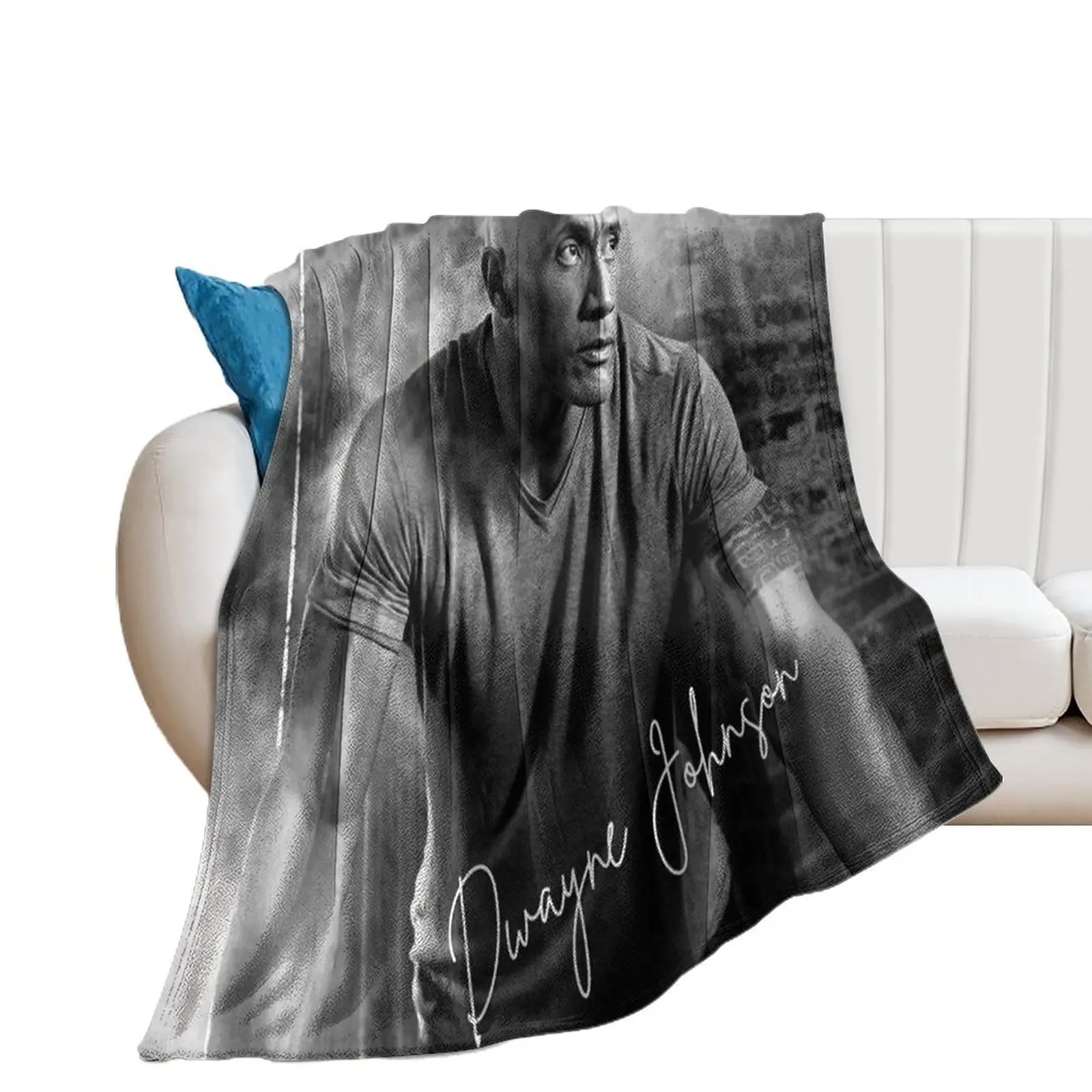 

Dwayne Johnson Throw Blanket Soft Beds Bed Fashionable anime blankets ands Blankets