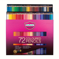 Brutfuner Colored Pencils 72 Count, Artist Soft Series Lead Cores with Vibrant Colors, Professional Oil Based Colored Pencils, D