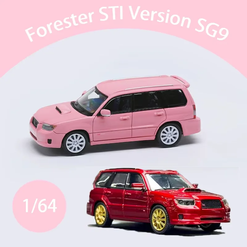 Fiberrun escala 1:64 Forester STI versión SG9 coche en miniatura de aleación juguetes colección de regalos decoración de recuerdo para adultos exhibición estática