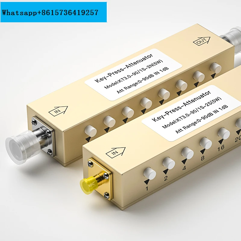 

SMA / N Type RF Adjustable Signal Attenuator 0-90db Step Adjustable Attenuator / Key Adjustable Attenuator