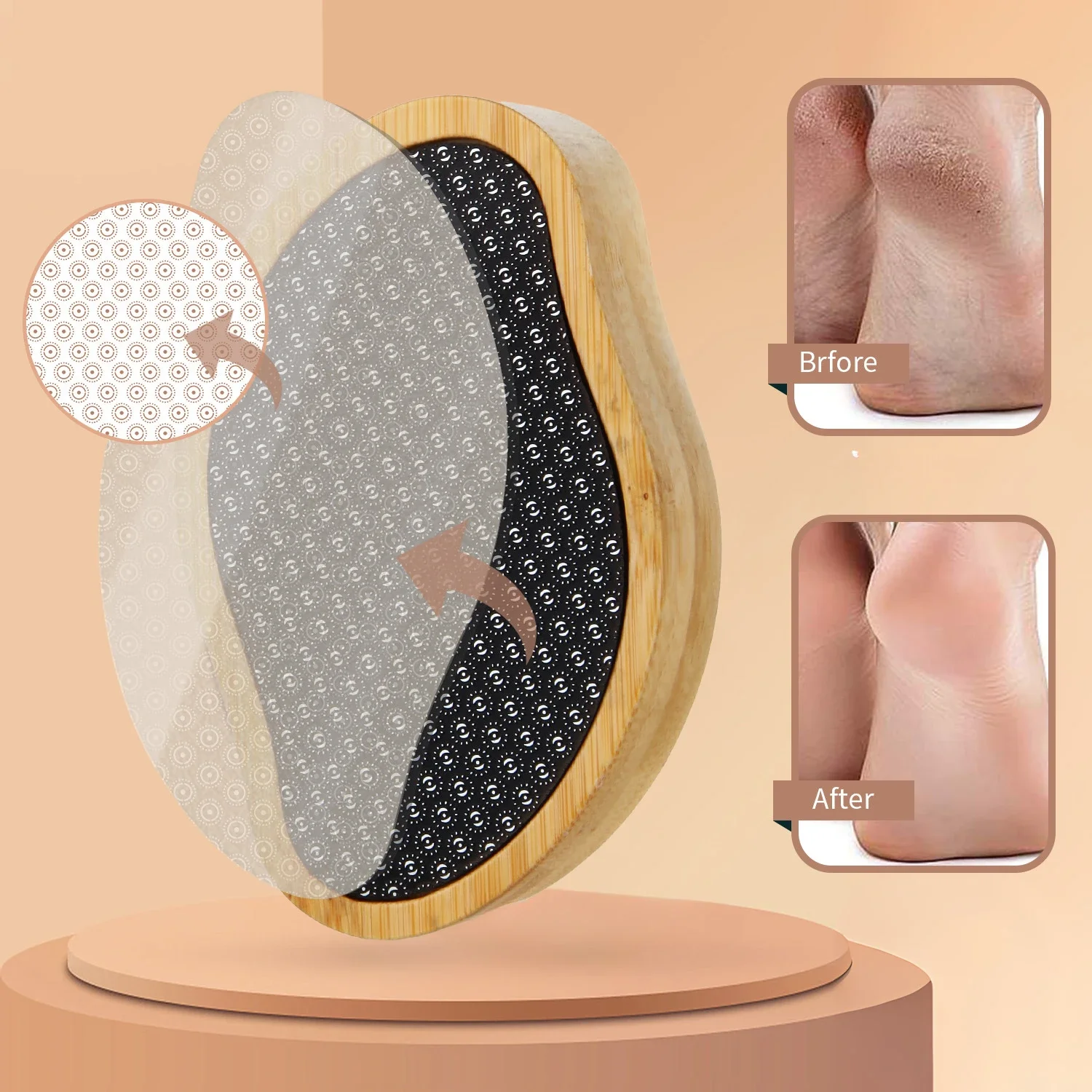 Gomme d'épilation physique en cristal, épilateur indolore en verre, nettoyage facile, outil d'épilation réutilisable pour soins du corps