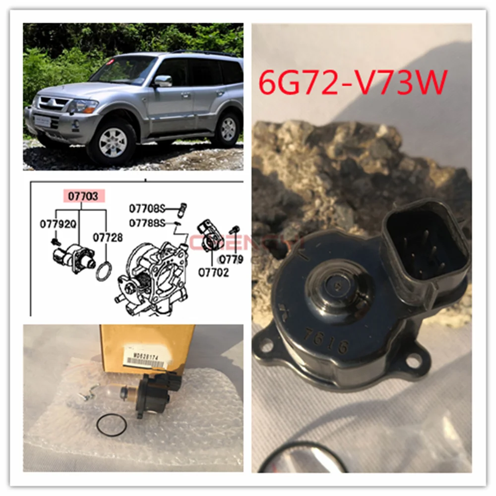 

Idle Air Control Valves Control Motors For Pajero Montero D53A EA8A K89W V63W V65W V73W V75W MD628174