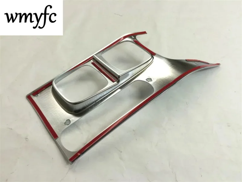 For Suzuki Vitara 2016 2017 2018 2019 Car Cover Stick ABS Chrome Inside Inner Middle Shift Stall Paddles Cup Switch Frame Trim