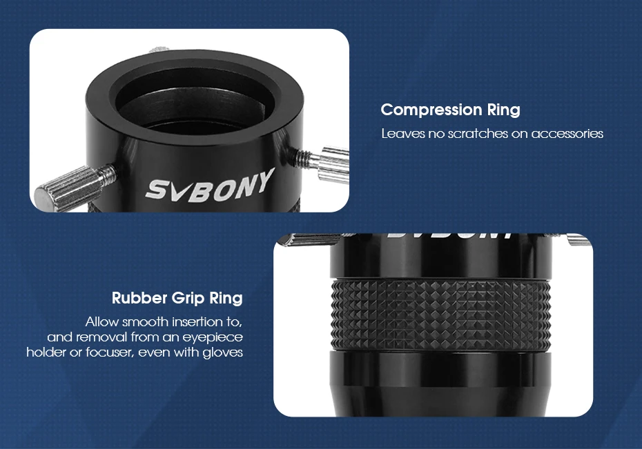 SVbony Zoom-Okular und 2X 4-Element Barlow-Linsenkombination SV245+SV216 für Planetenbeobachtung – Detail 19