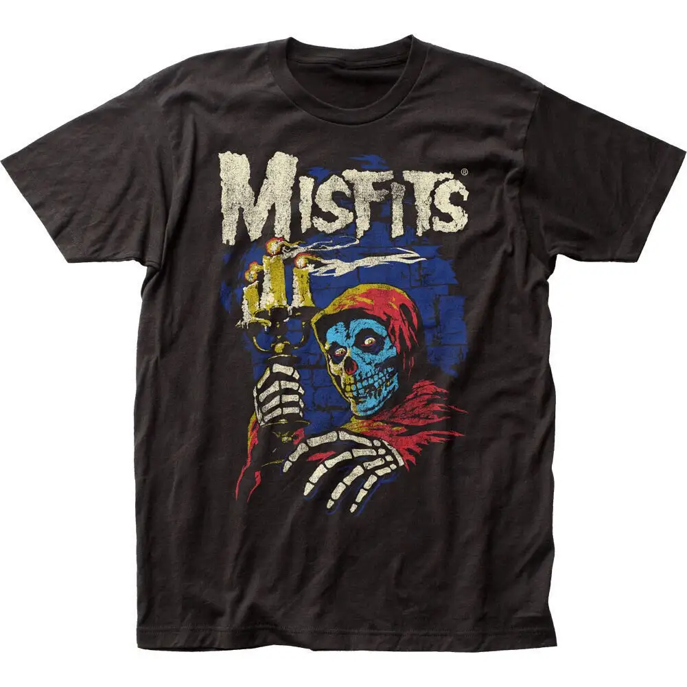 Misfits Candelabra T Shirt Rock N Roll Music Retro