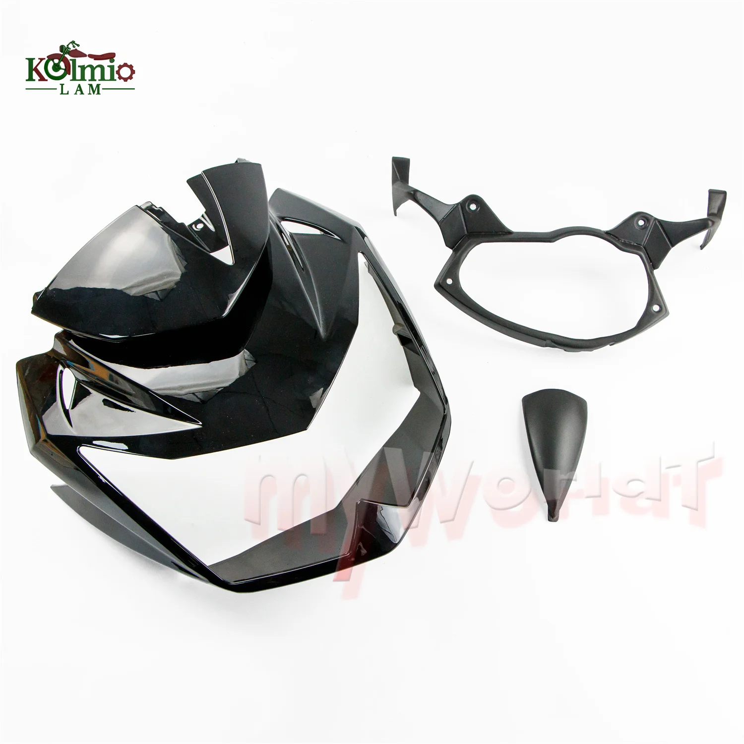 Passend für Kawasaki Z750 2007 - 2012 Motorradzubehör Obere Frontkopf- und Halsabdeckung Scheinwerferverkleidung Z 750 2008 2009 – Detail 1