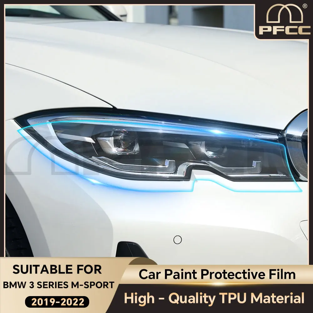 

Protection Film for BMW 3 Series G20 M Sport 2019-2022 Pre Cut PPF Accessorie Headlight Film Rearview Mirror Clear Body Sticker