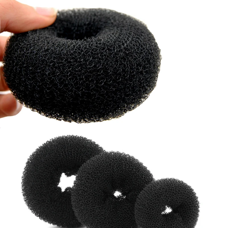 Synthetic Donut Hair Bun Elastic Magic Foam Sponge Hair Styling Tools Donut Hair Ring Bun Accessories Maker DIY Tools For Women