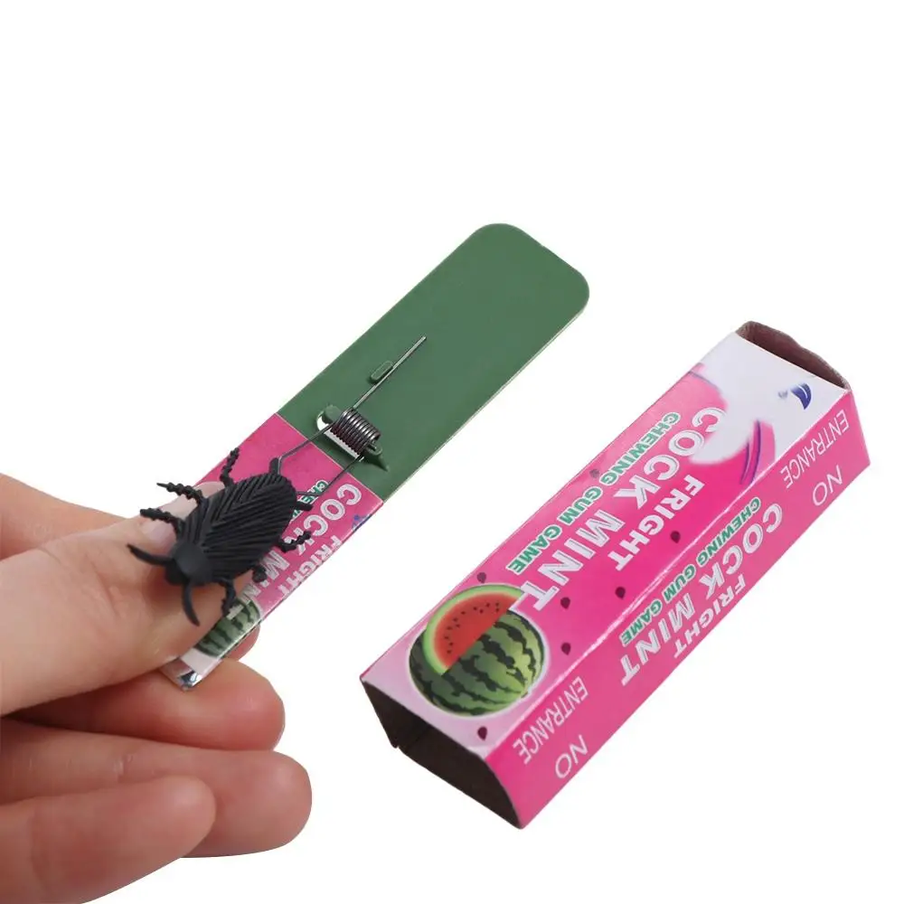 Fun Spoof Jokes Pull Chewing Gum Toy Tricks Prank Trick Fake Chewing Gum Toy Scorpion Simulation Pull Head Spoof Toys Kids