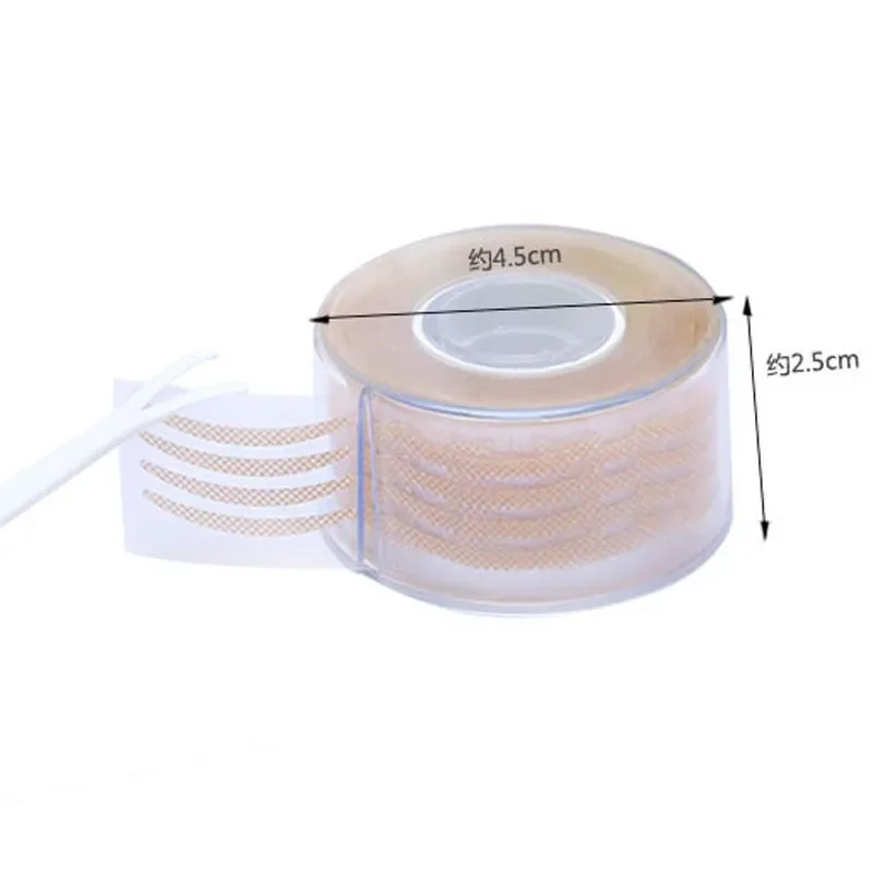 600 Pcs Eye Lift Strips Double Eyelid Tape Clear Gray Eyelid Stripe Big Eyes Invisible Double Fold Eyelid Sticker Makeup Tools