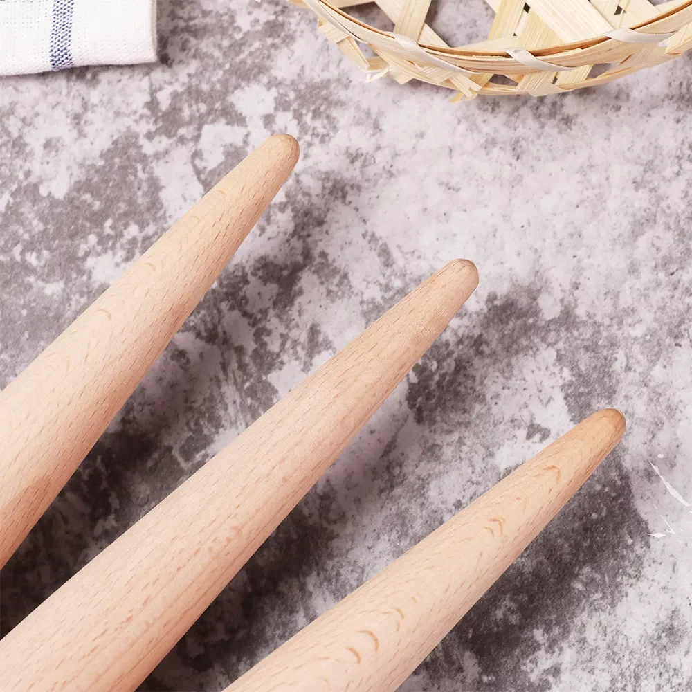 WALFOS 23 Cm /28 Cm Rolling Pin Wood Fondant Cake Dough Roller Non-Stick Cooking Tool Gadgets Pasta Dumpling Skin Maker Double