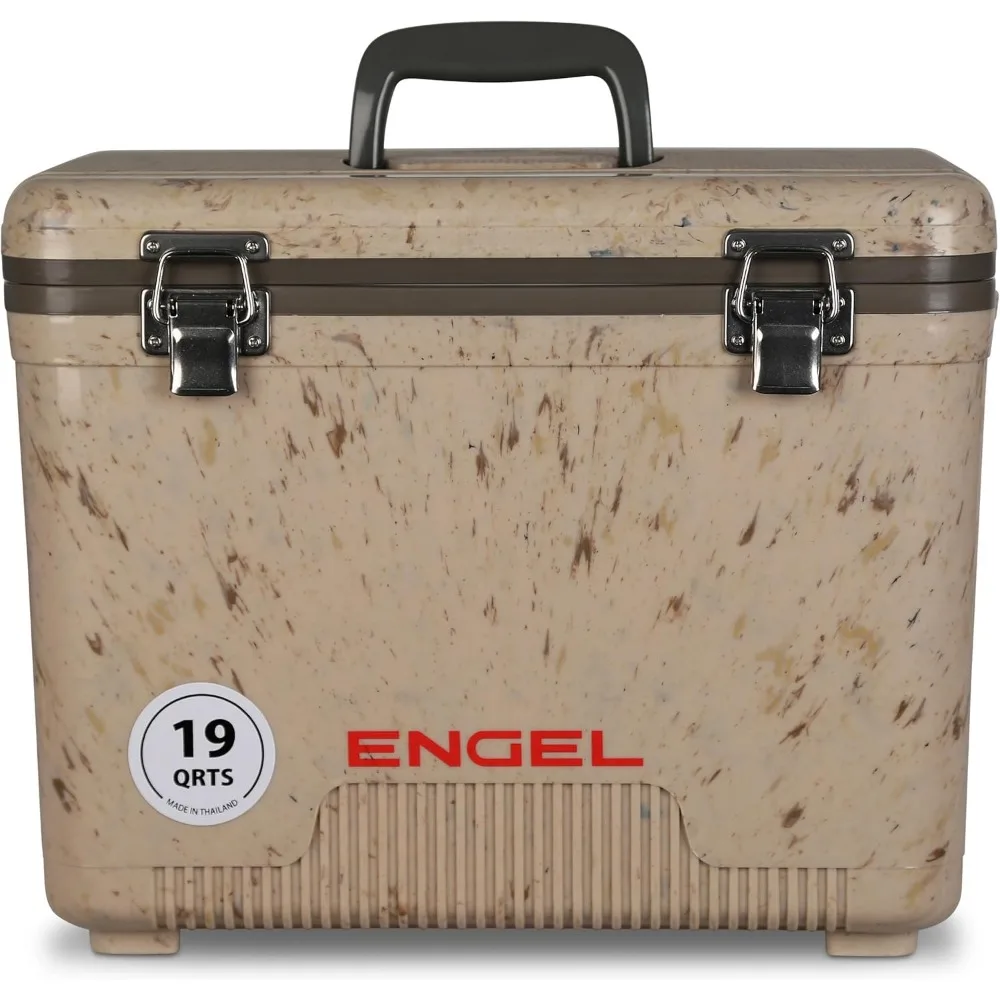 

Engel 19qt Leak-Proof, Air Tight, Drybox Cooler and Small Hard Shell Lunchbox for Men and Women
