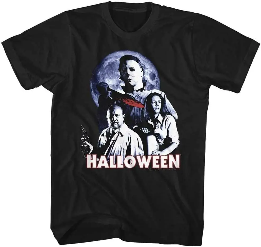 A&E Designs Halloween T-Shirt Characters Black Tee