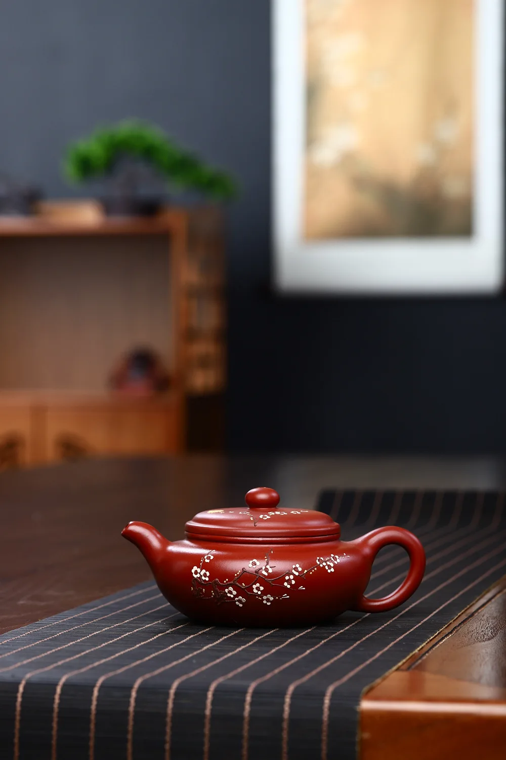 Yixing Master Handcrafted Fanggu Zisha Teapot Private‑Collected Authentic Da Hong Pao Clay, Household Kung Fu Brewing Teapot