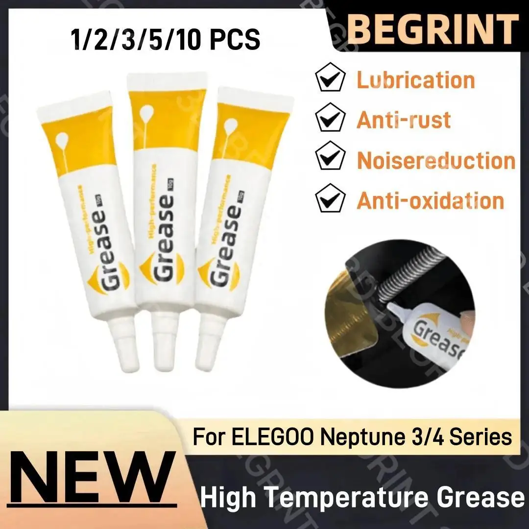 For ELEGOO Neptune 3/4 Series 3D Printer Gear Grease Lube Reduce Noise Good Lubrication Effect Lubricating Oil 3D Printer Parts