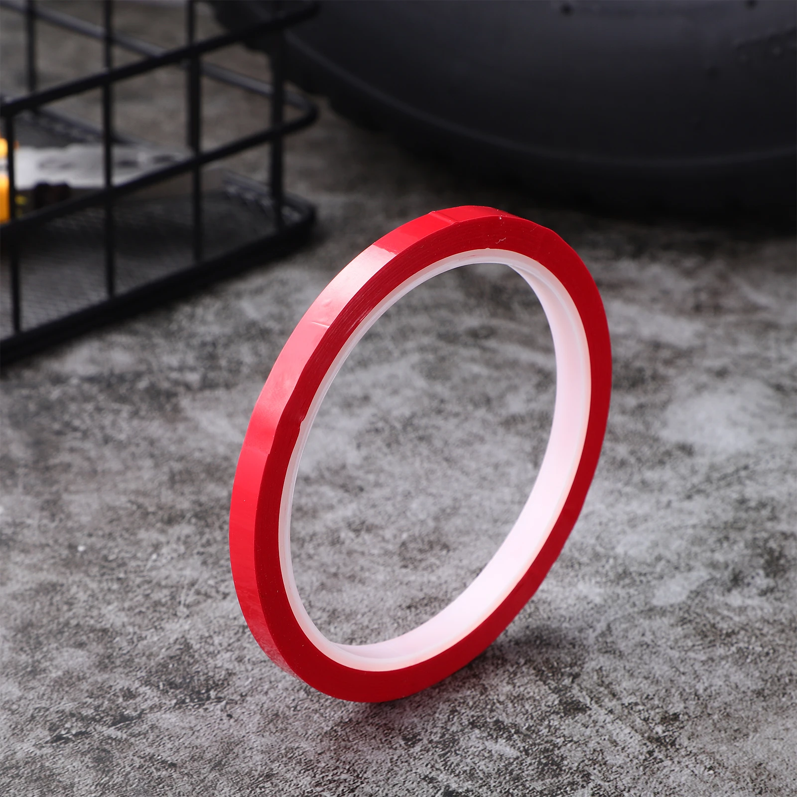 

1 Red 6mmx33m Decorative Tape Stylish Car Trim Strong Adhesive No Marks Polyester Automotive Interior
