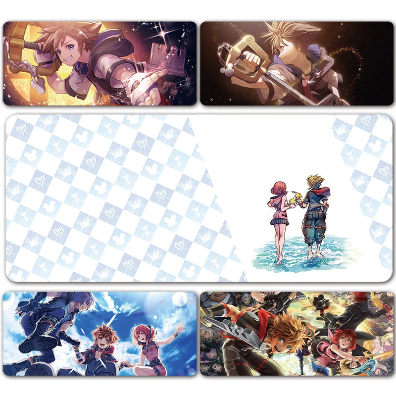 

Kingdom Hearts Sora XXL Large Anime Game Mouse Pad Non-slip Keyboard Desk Mat Mousepad