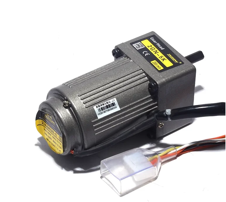 2IK6GN-C  6W 220V  AC Gear Reducer Motor with Speed Regulator Adjustable Speed CW CCW Single-Phase Motor  with US-52 Governor