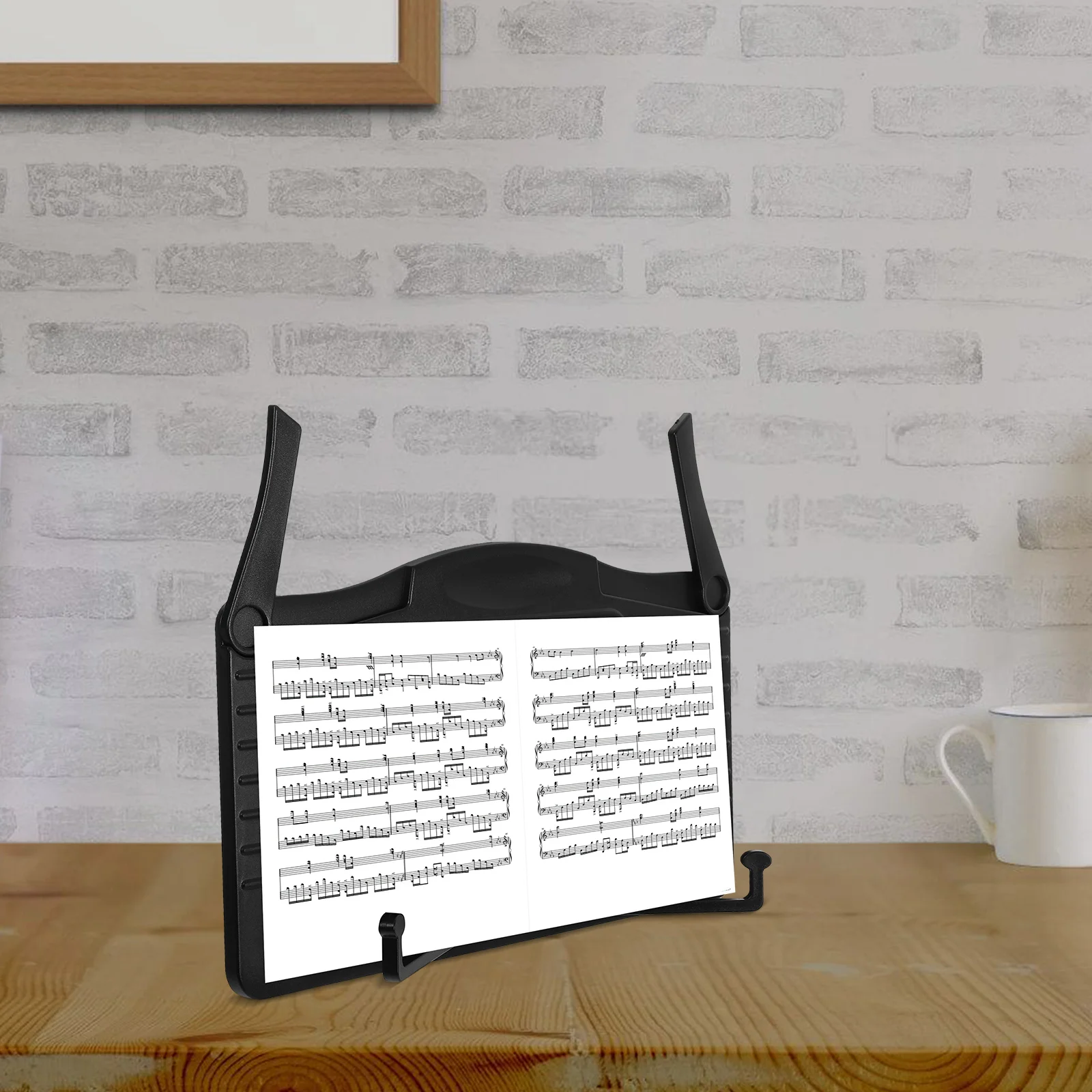 For Sheet Music Cookbooks Textbooks Portable Sturdy Book Rack Reading Holder Home School Performance Sheet Music Stand