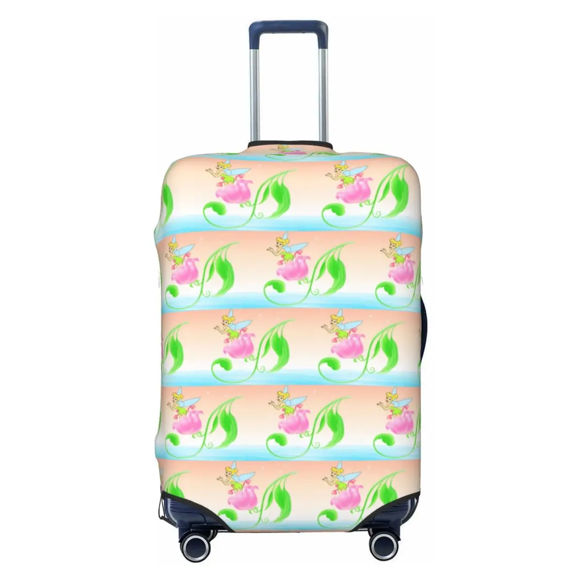 

Custom Tinkerbell Fairy Cartoons Hot Luggage Cover Fashion Manga Suitcase Protector Covers Suit For 18-32 inch