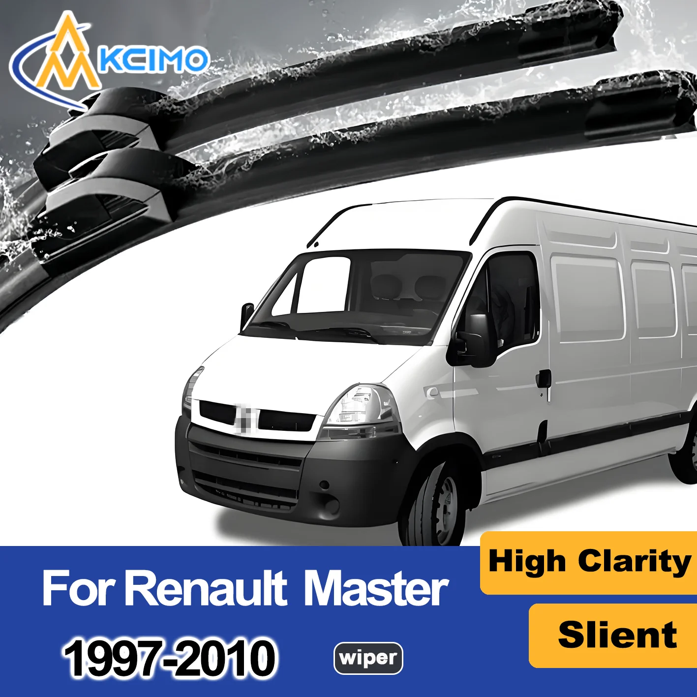 

2PCS New Wiper Blade for Renault Master 1997-2010 Opel Movano Vauxhall Movano Nissan Interstar Front Windshield Accessories 2010