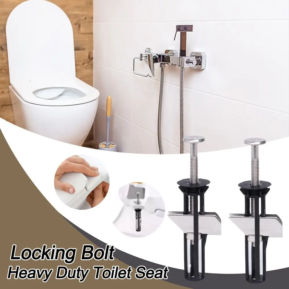 2 قطعة الثقيلة مقعد المرحاض السحابة الترباس عدة العالمي الفولاذ المقاوم للصدأ مقعد المرحاض مسامير استبدال عدة مقعد المرحاض البراغي #4