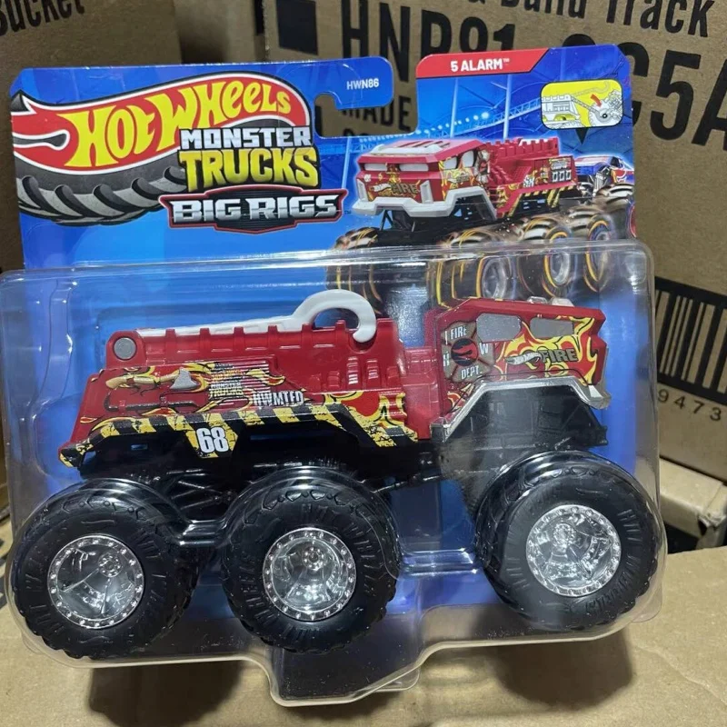 ماتيل هوت ويلز 1/64 شاحنات مونستر سلسلة الحفارات الكبيرة ميجا ريكس تايجر شارك تحصيل سيارات لعب دييكاست لعبة هدية هدايا السيارة #4