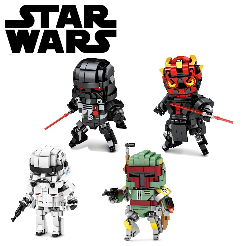 Klocki konstrukcyjne Disney Star Wars ‌ Klocki konstrukcyjne Darth Vader, lega, postać General Griffith, model do składania, na prezent urodzinowy