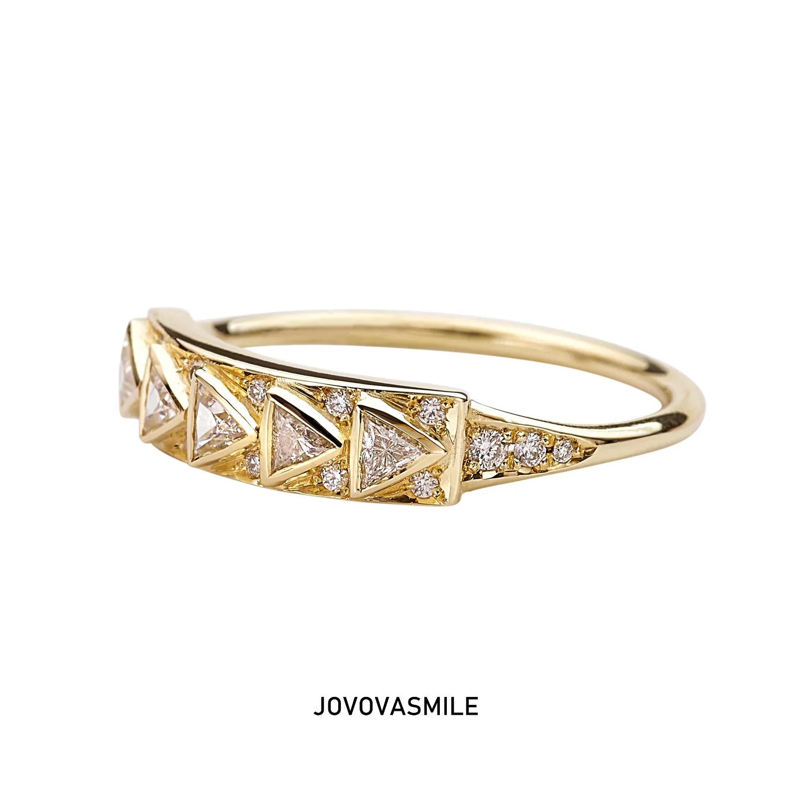 

VOVGEMINI Personalized design style Moissanite Ring 18k 14k Gold VVS1 D Color Delicate Allow Wedding rings Memorial day gift
