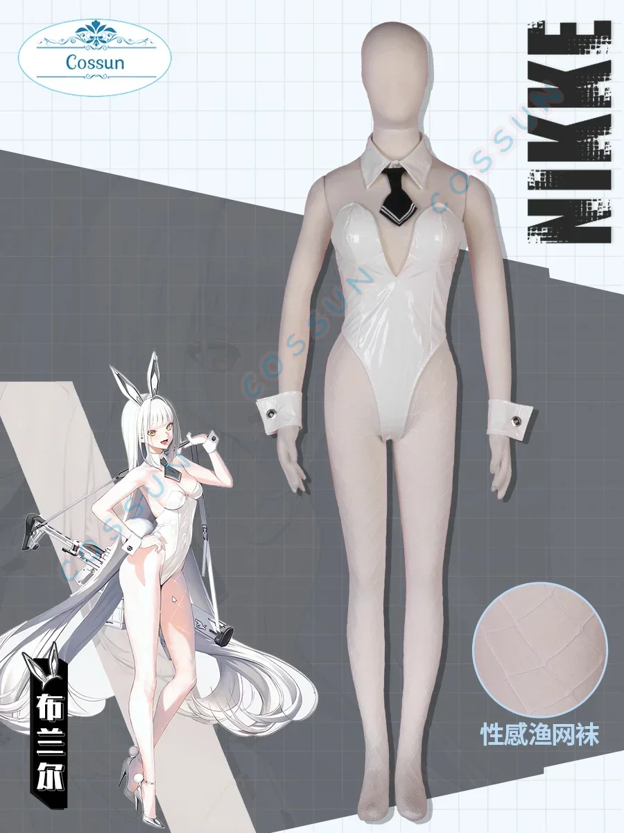

NIKKE The Goddess of Victory Branl Cosplay Costume Bunny Girl Jumpsuit Halloween outfits Women suit