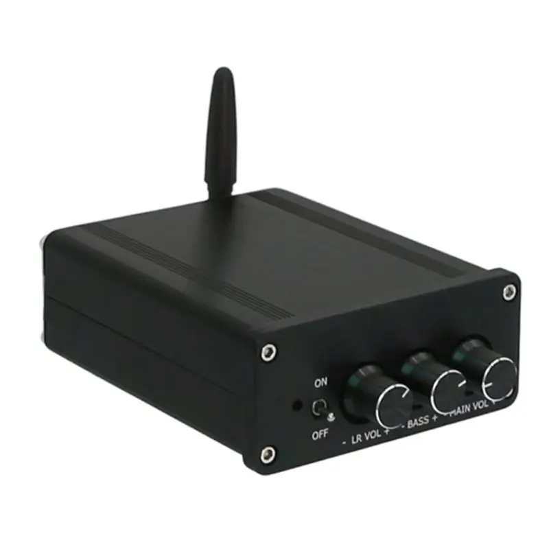 M01K TPA3116 2.1 Channel Mini HIFI Digital Amplifier Bluetooth QCC3034 ES9023 Decoder 50Wx2+ 100W High Power Desktop