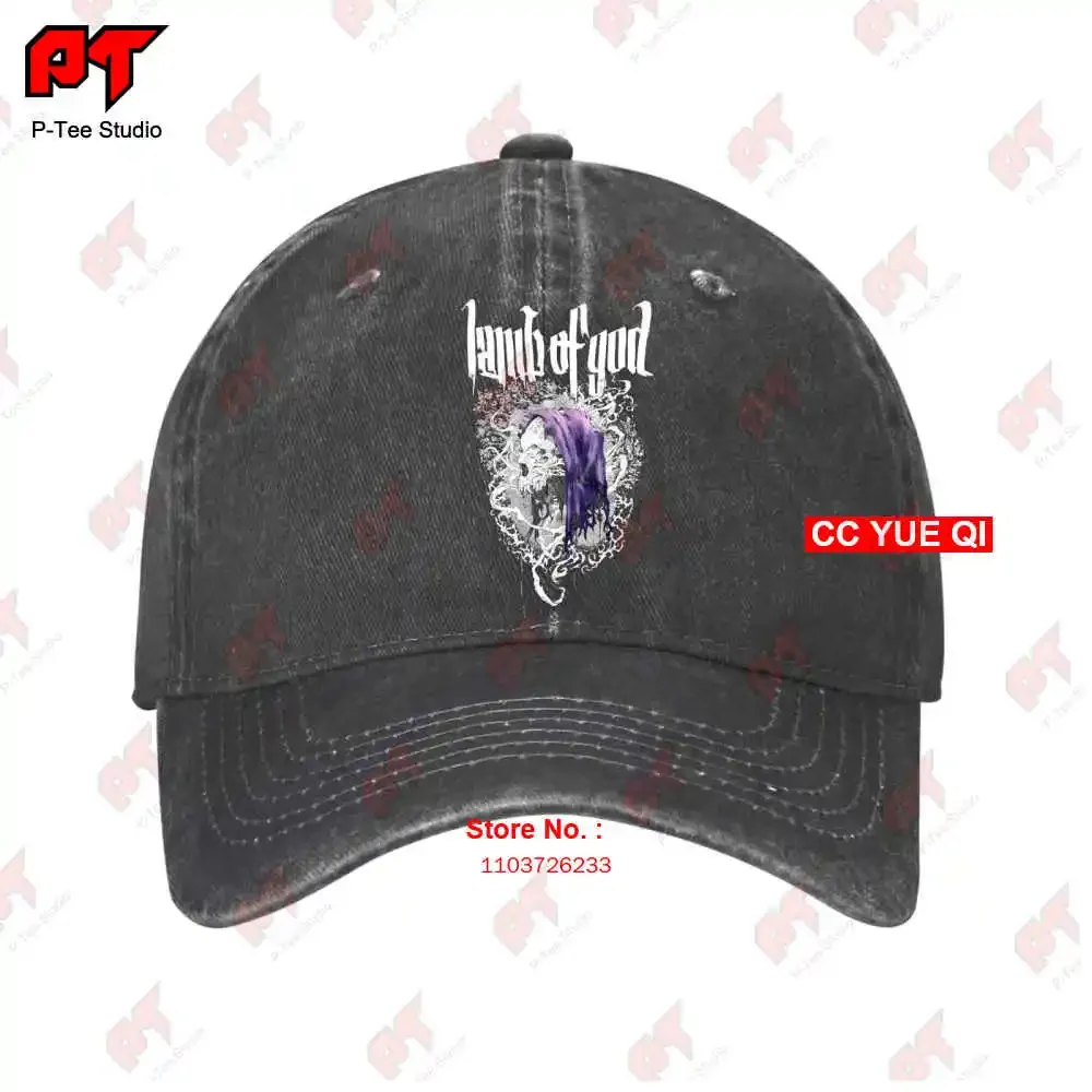 Lamb Of God Hooded Skull New Official Band Merch Soft Baseball Caps Truck Cap Y314