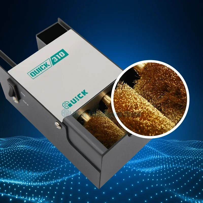 Welding Tip Cleaner QUICK 310 Electric Soldering Irons tip Cleaning Machine Automatic Clean Oxides with Copper Brush