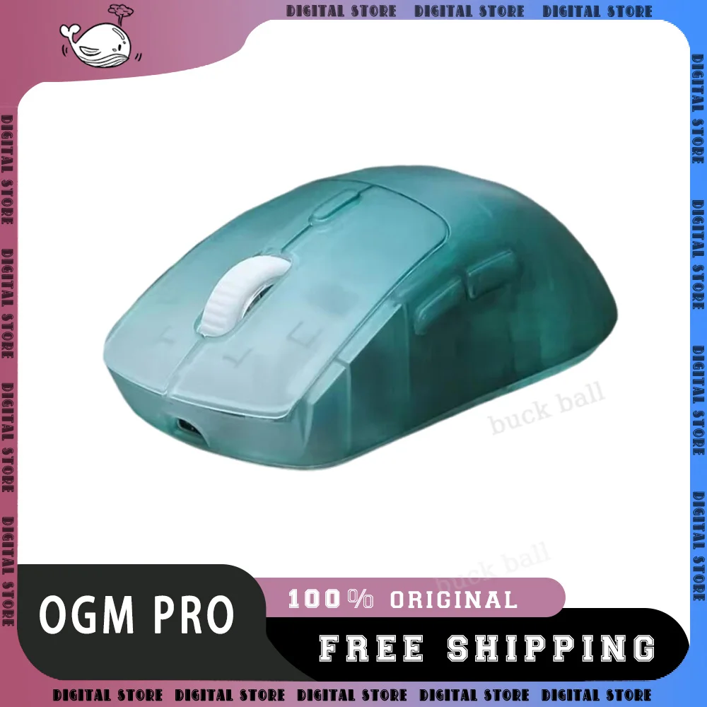  Mouse 3 Mode Bluetooth Wireless 2.4g Wired Gaming E-Sports Mouse Paw3395 Cyan Custom Mice For Computer Pc Gift out of stock