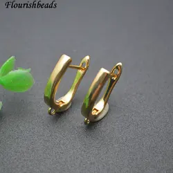 12x17mm Smooth High Quality Anti Fading Earring Hooks Clasp Accessories for DIY Dangle Earrings Jewelry Making Supplies 50pcs