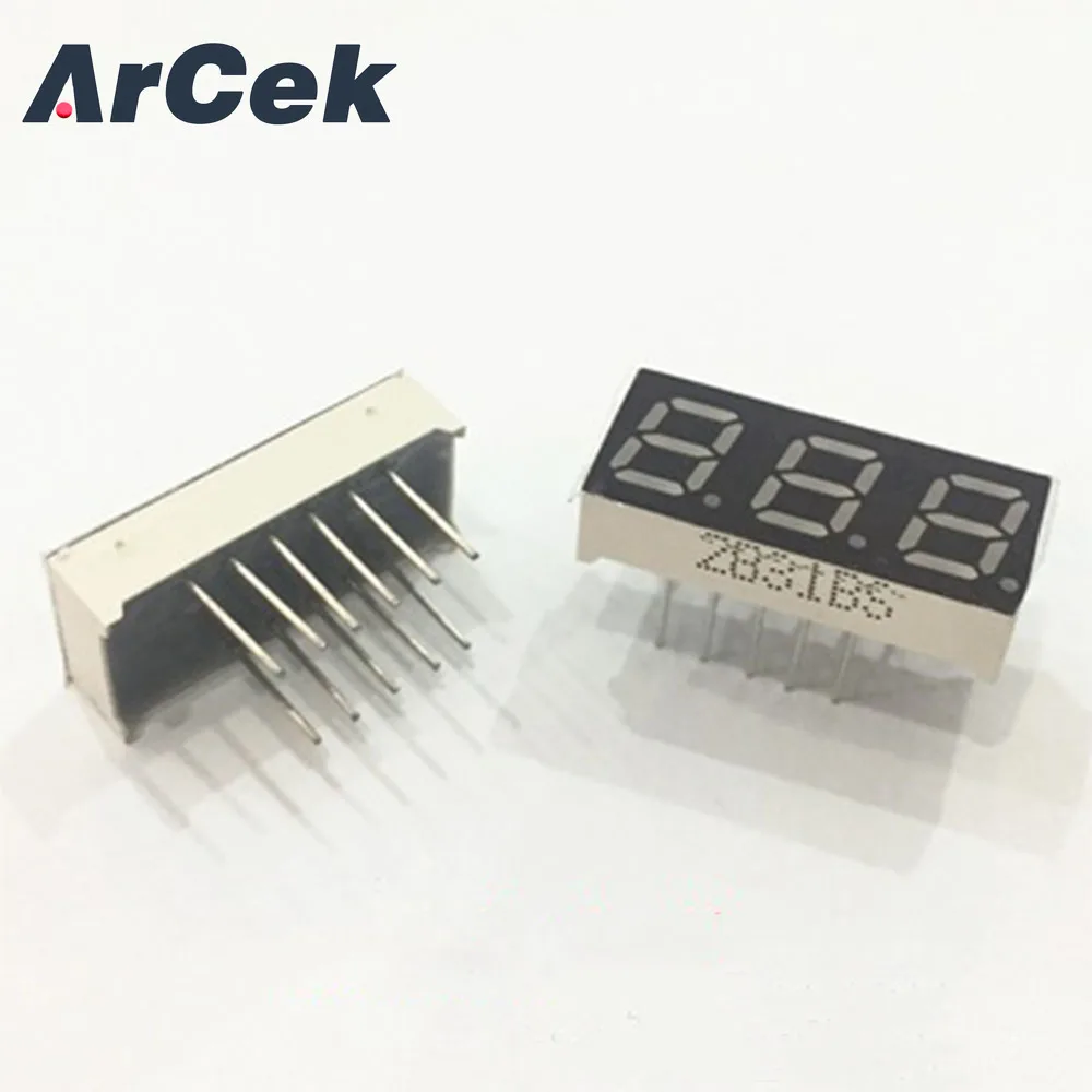 5pcs 7 segment 0.28 in Common Anode 3 Bit digital Tube 0.28