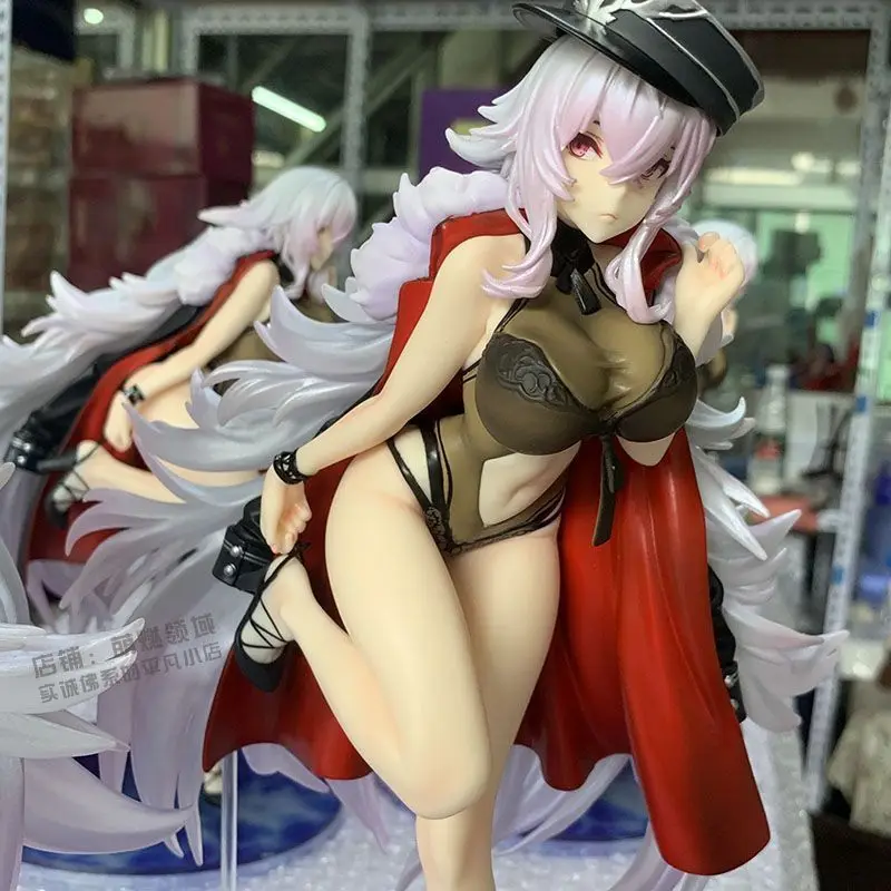 

Azur Lane Kms Graf Zeppelin 25cm Beachside Urd Ver 1/7 Scale Pvc Action Figure Anime Model Collection Doll Toy Gift