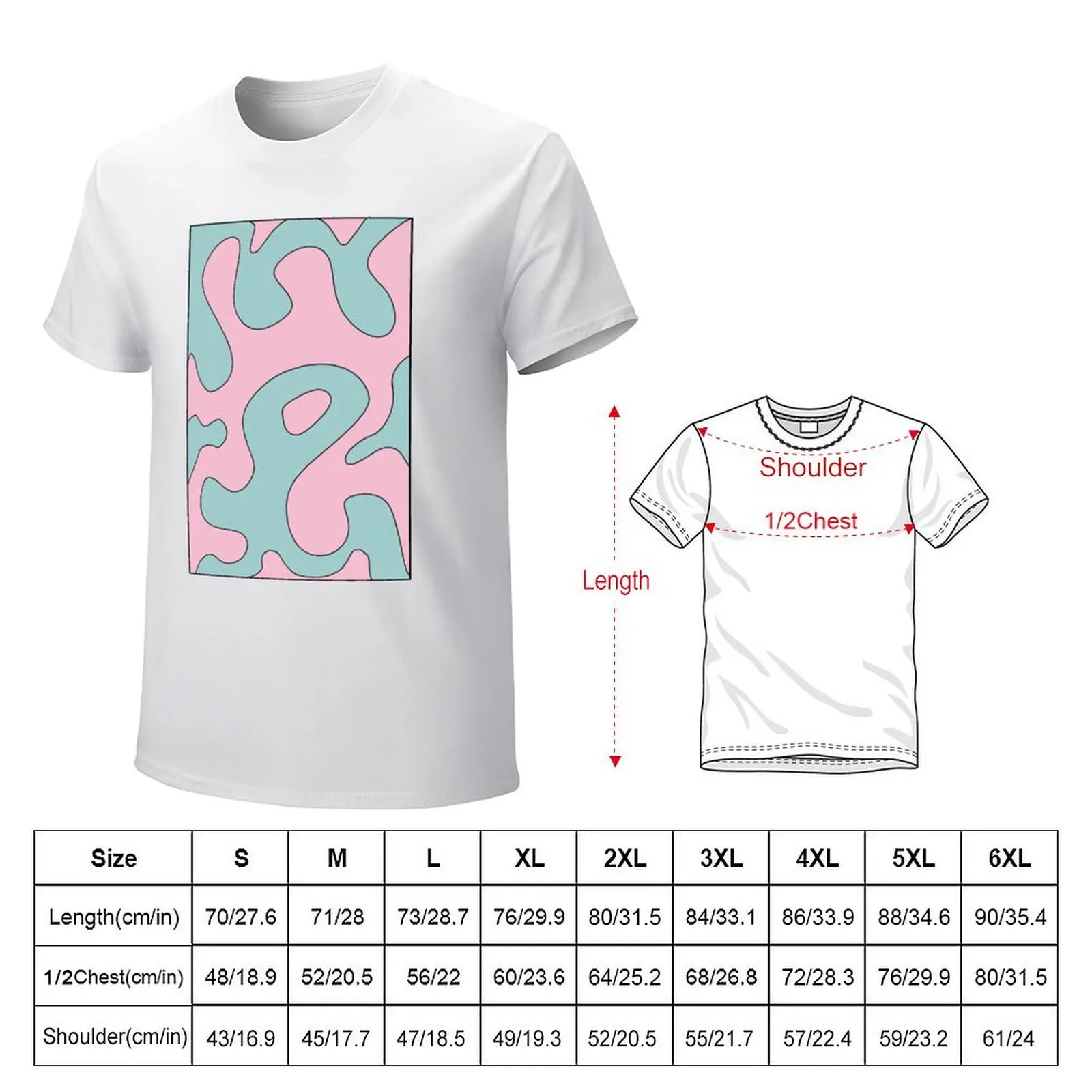 Satisfying pattern T-shirt kawaii clothes new edition mens tall t shirts