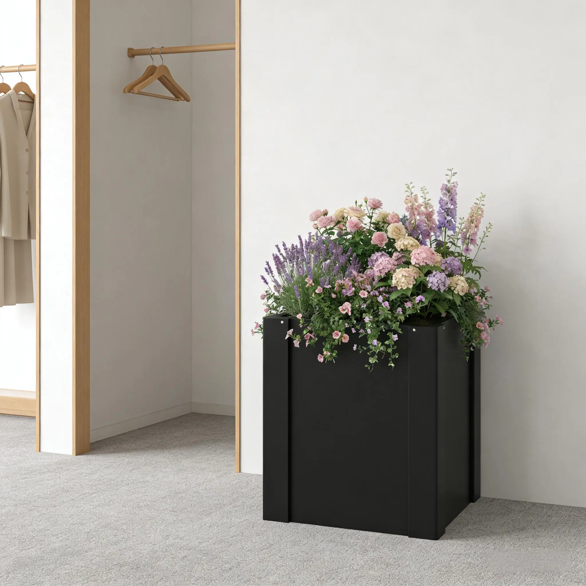 Modern Planter Bed,Outdoor Planter Box,Elevated Garden Bed(Only Planter Box)