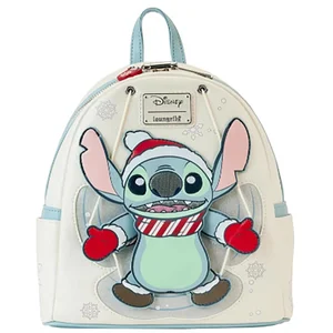 Mochila Periférica Anime para Crianças, Mochila Escolar, Ponto Loungefly, Cosplay de Natal, Lilo, Disney Angel, Neve, 2024 10 principais vendas mochila angela - №8