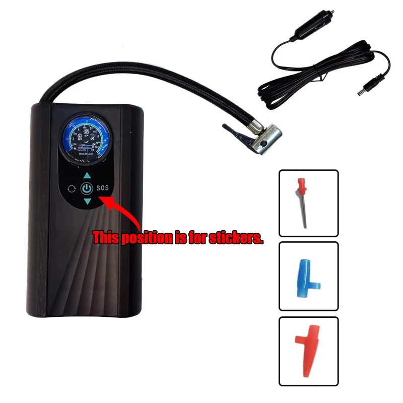 ضاغط هواء جديد سريع النفخ مضخة هواء أوتوماتيكية محمولة عالية الدقة منفاخ إطارات للسيارات ﻿ ﻿